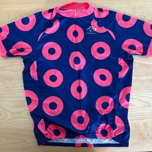 Fishman Donut Cycling Jersey Primal Size Men’s Small Excellent Condition